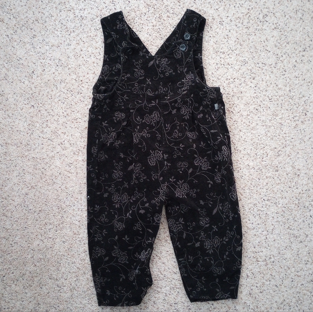 Vintage Mc Kids Floral Overalls